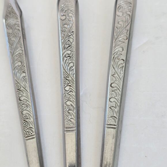 Stanley Roberts Winthrop Soup Spoons Set of 3 WM Dalton Japan Stainless Steel - Picture 3 of 10